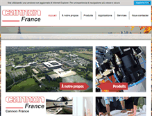 Tablet Screenshot of cannon.fr