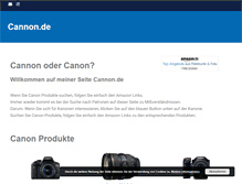 Tablet Screenshot of cannon.de